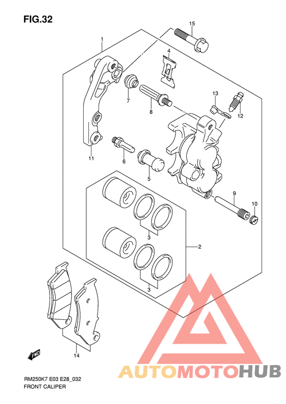 Передний суппорт
