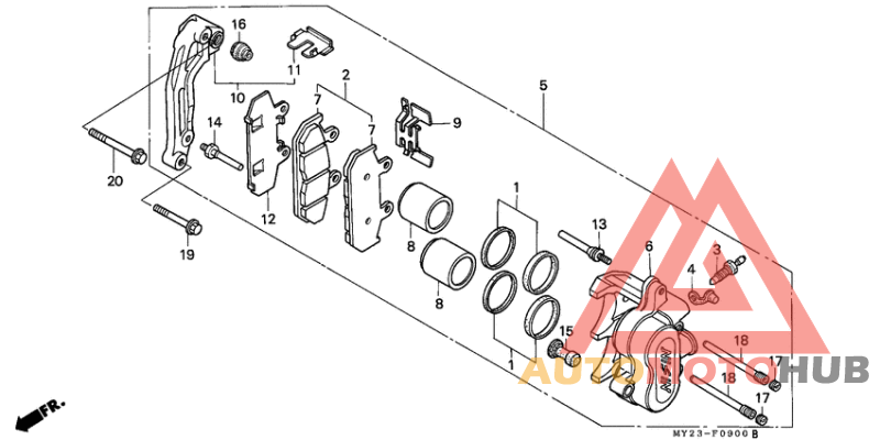 Передний суппорт