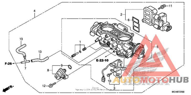 Корпус Дросселя