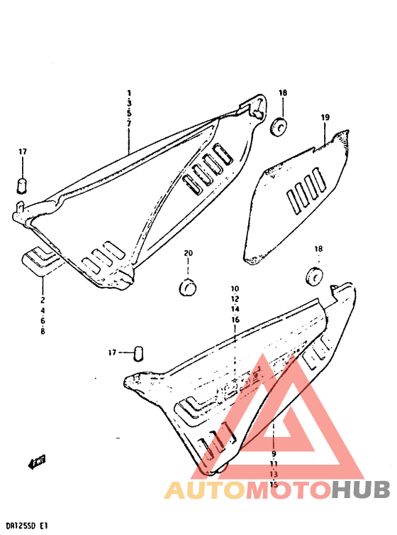 Обтекатель задний