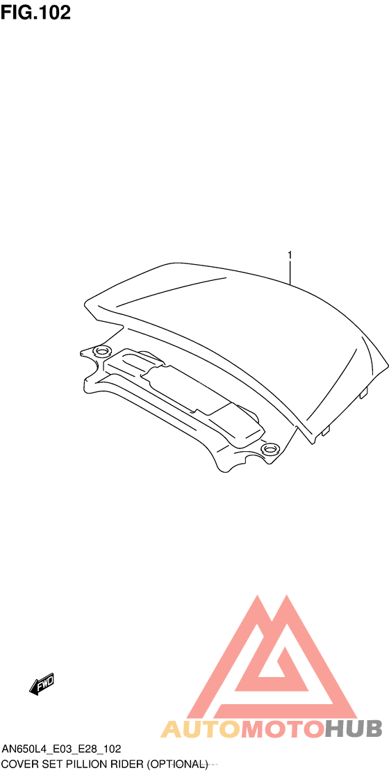 Cover Set Pillion Rider (Optional)