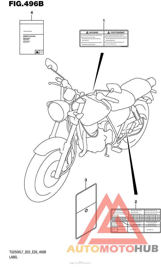 Label (Tu250Xl7 E28)