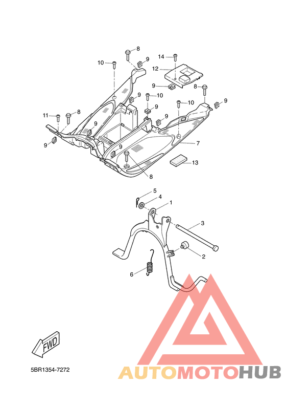 Stand. footrest