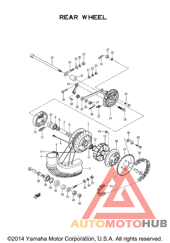 Переднее колесо