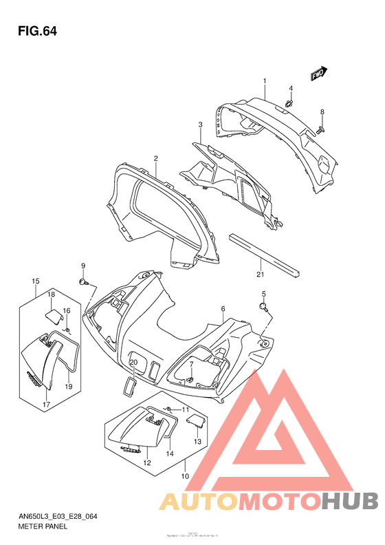 Meter Panel (An650L3 E33)