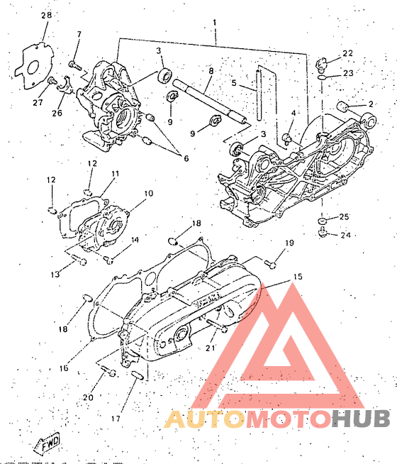 Картер двигателя