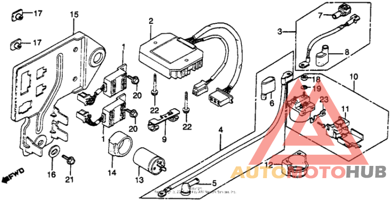 Electric plate + spark unit