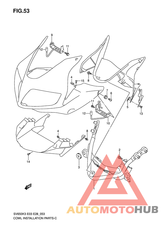Cowling installation parts