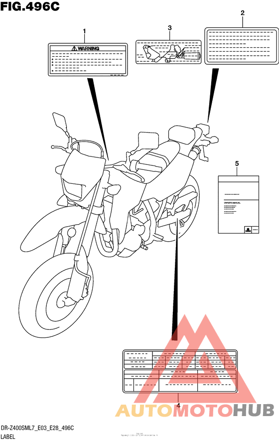 Label (Dr-Z400Sml7 E33)