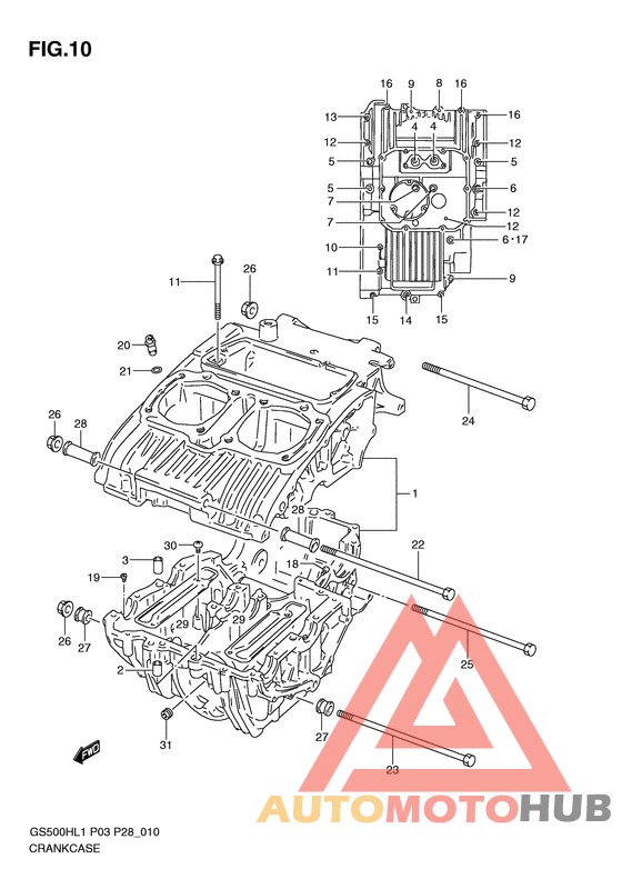 Картер двигателя