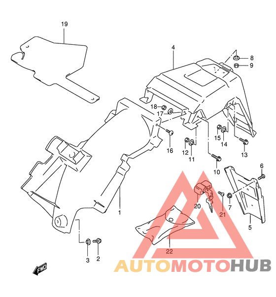 Заднее крыло