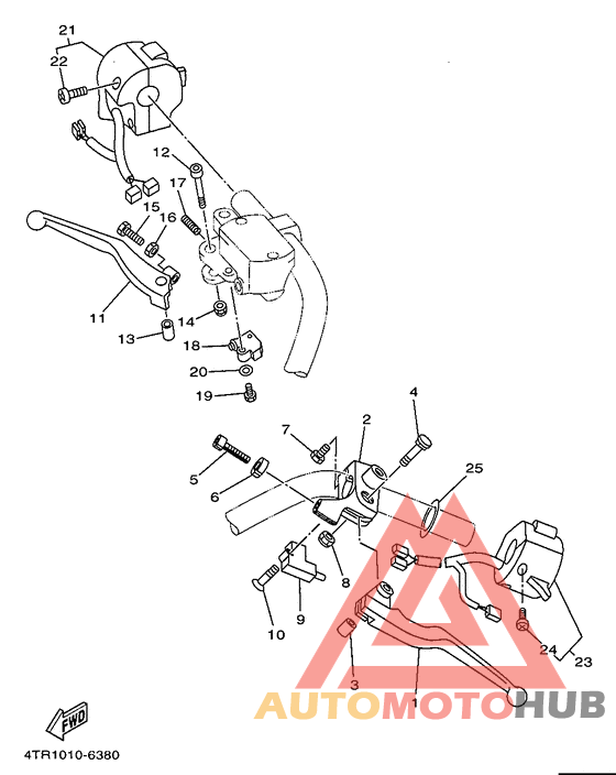 Handle switch. lever