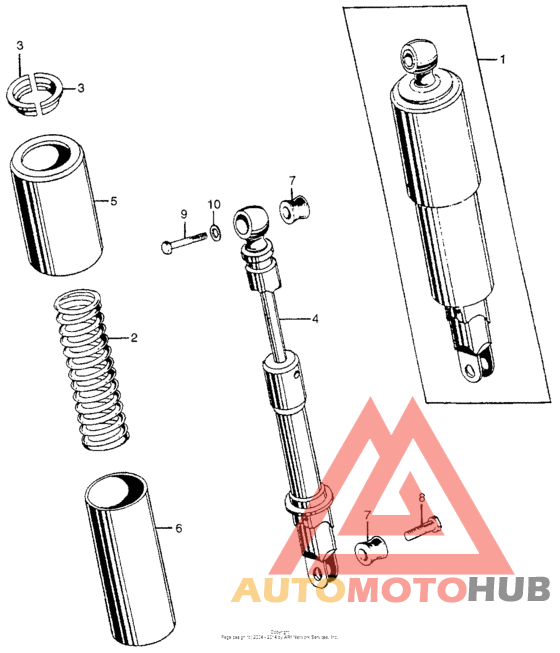 Задние амортизаторы