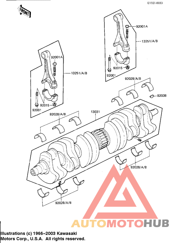 Вал коленчатый