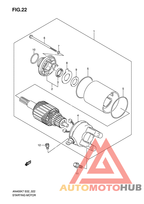 Стартерный мотор