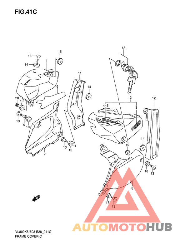 Обтекатель задний