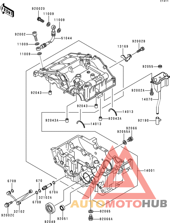 Картер двигателя