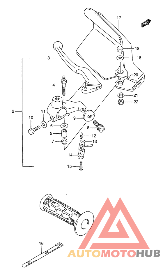 Рычаг сцепления
