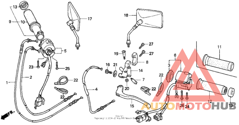 Handle switch cables