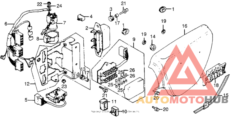 Left side cover + electric plate