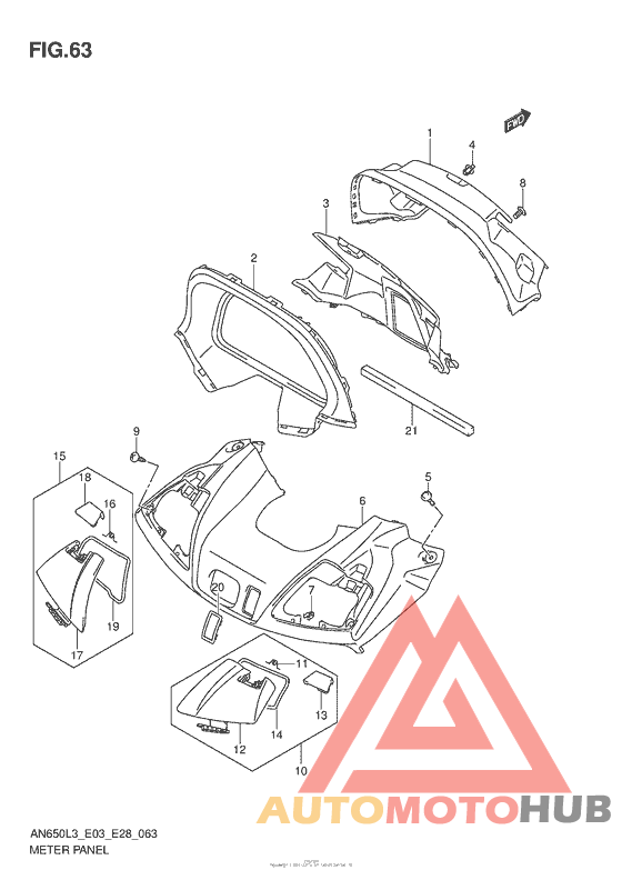 Meter Panel (An650L3 E03)