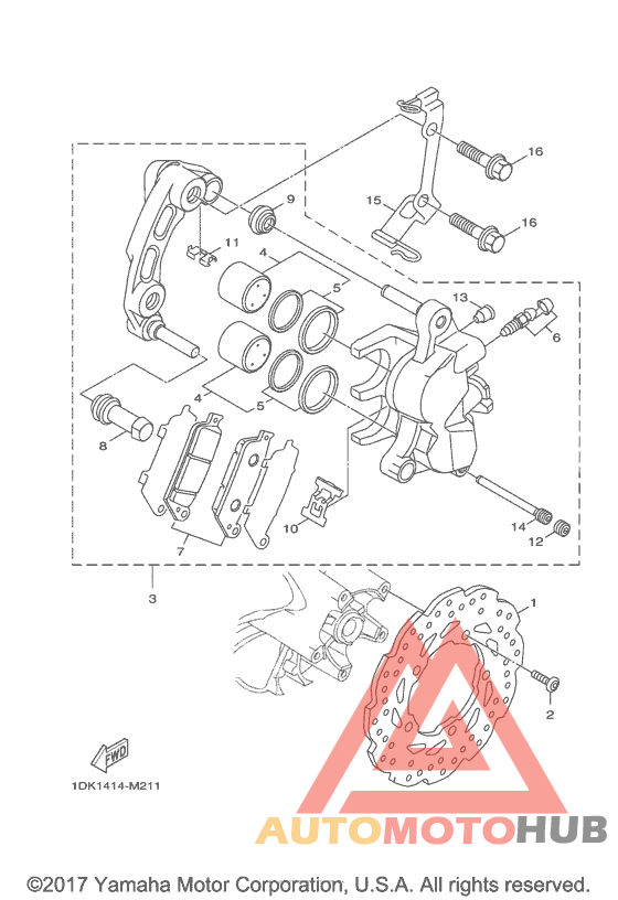 Передний суппорт