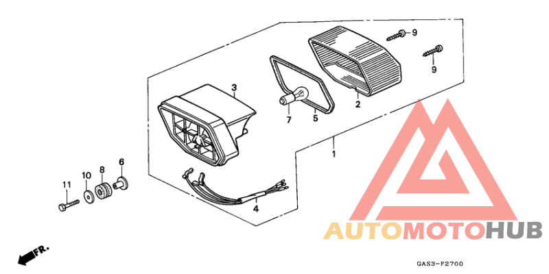 Taillight unit ass`y