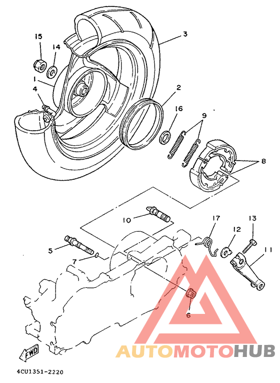 Переднее колесо