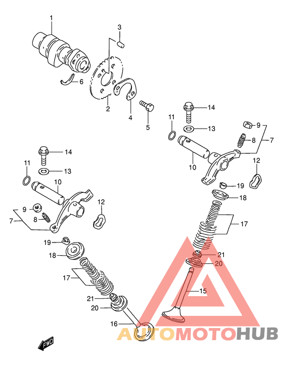Распредвал / клапан