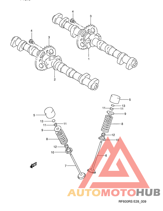 Распределительный вал-клапаны