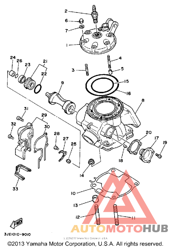 Cylinder head-cylinder
