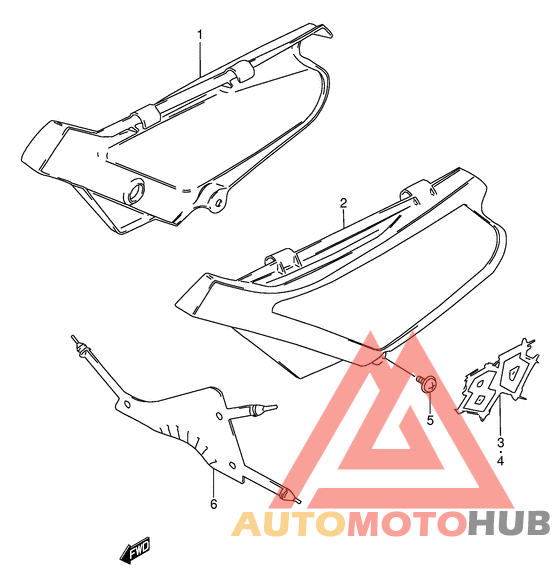 Обтекатель задний