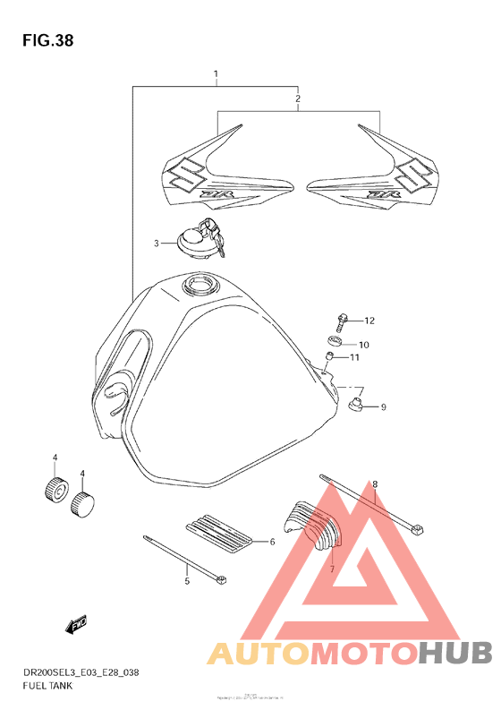 Fuel Tank (Dr200Sel3 E33)