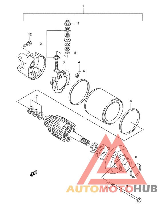 Стартерный мотор