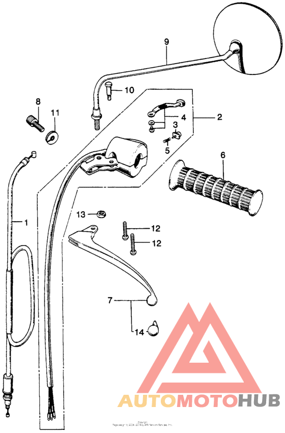 Left handle switch + cable ii