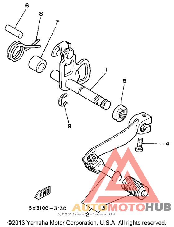 Вал переключения