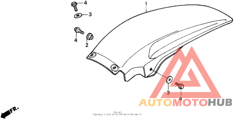 Rear fender 90