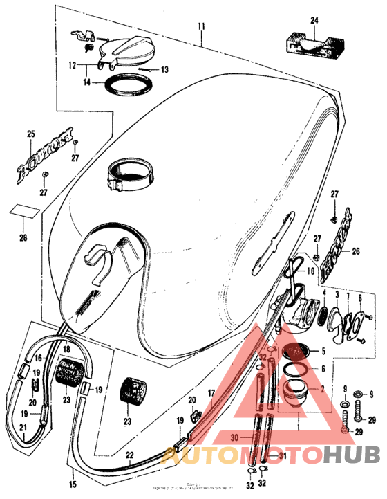 Fuel tank + fuel valve