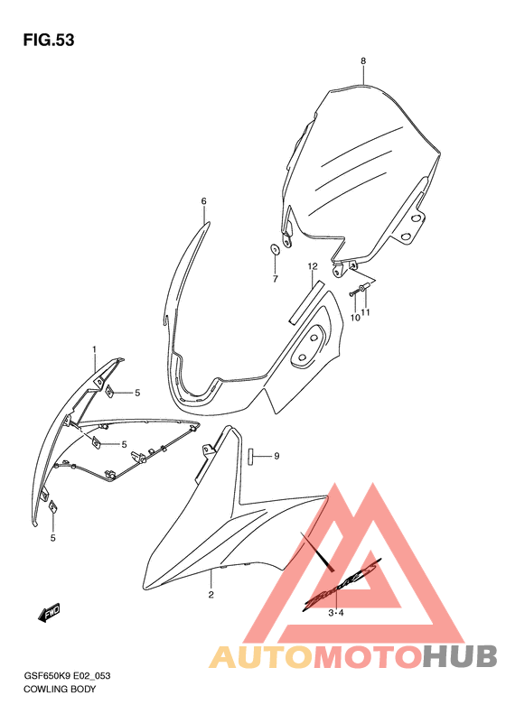 Cowling body