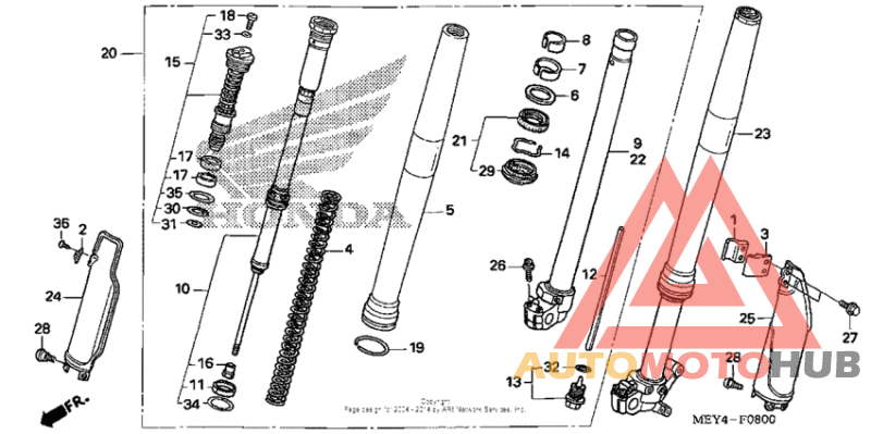 Передняя вилка
