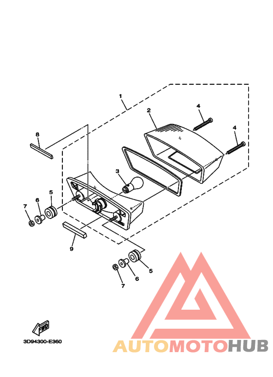 Taillight unit ass`y