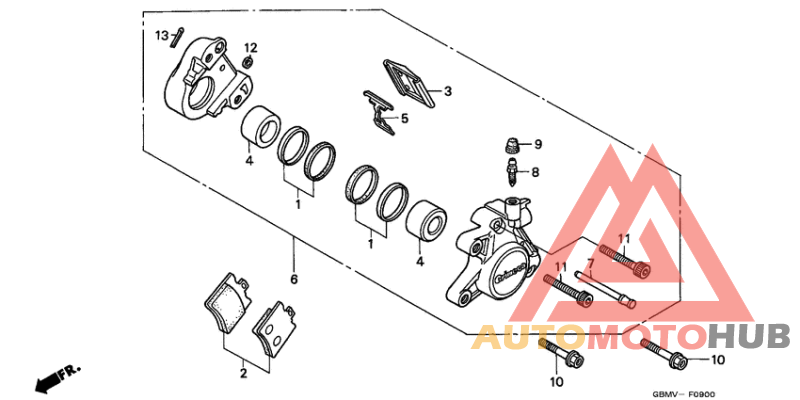 Передний суппорт