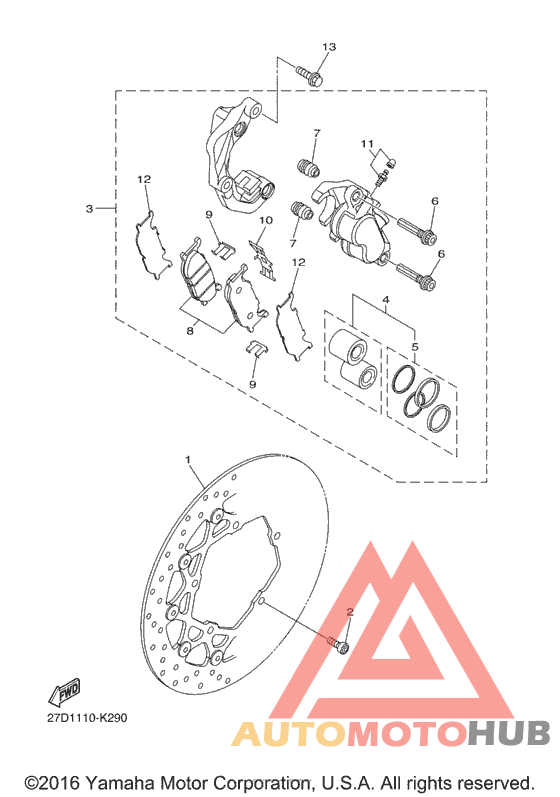 Передний суппорт