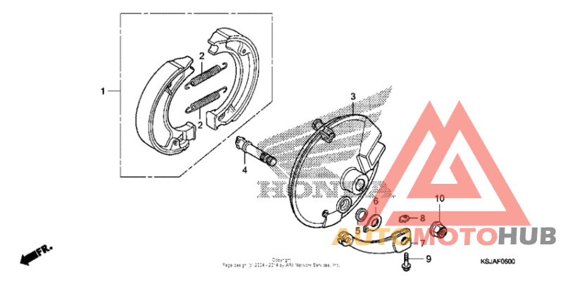 Передний тормоз