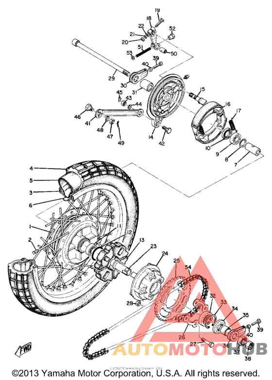 Переднее колесо