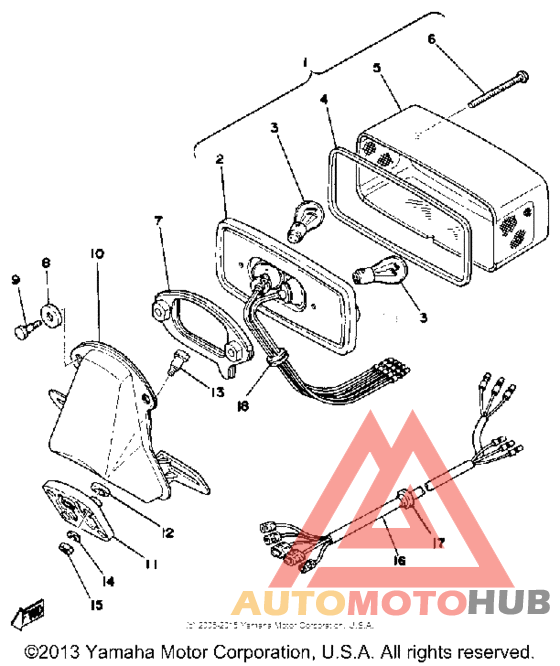 Задний фонарь