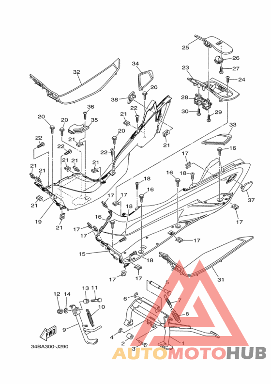 Support & repose pied
