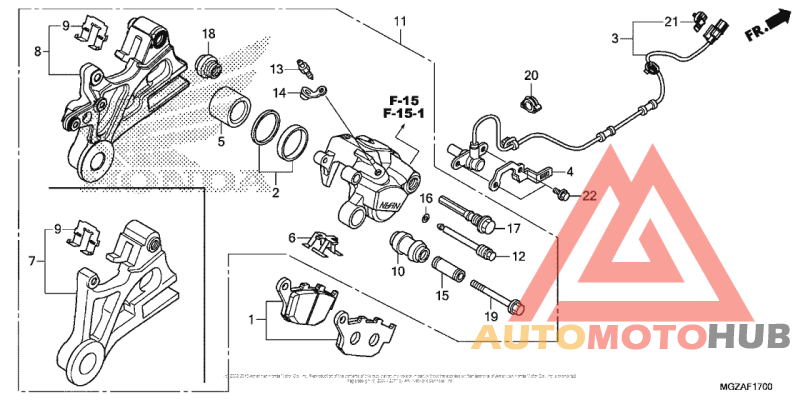 Задний суппорт