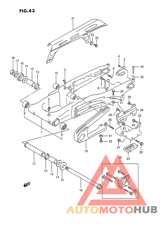 Маятник задний