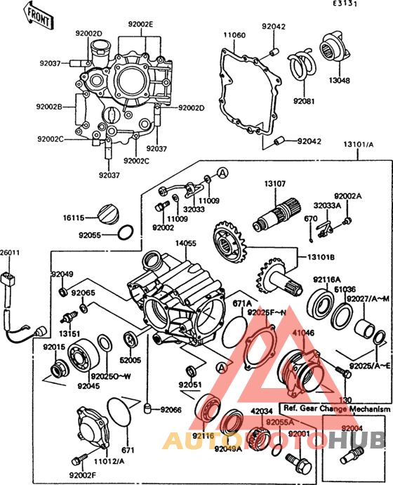 Front bevel gear(1/3)